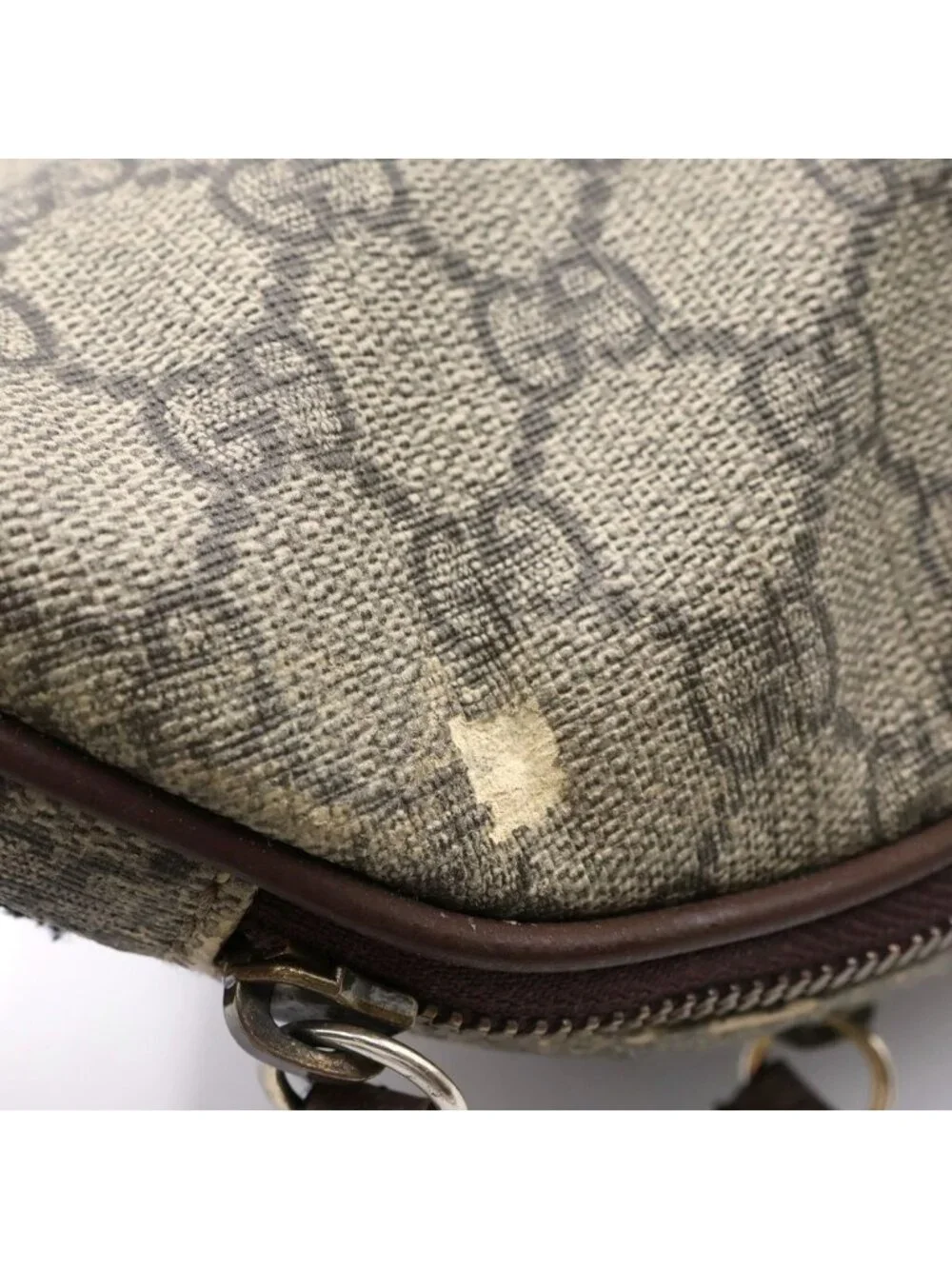 Gucci GG Supreme Courier Sherry Line Belt Bag Beige